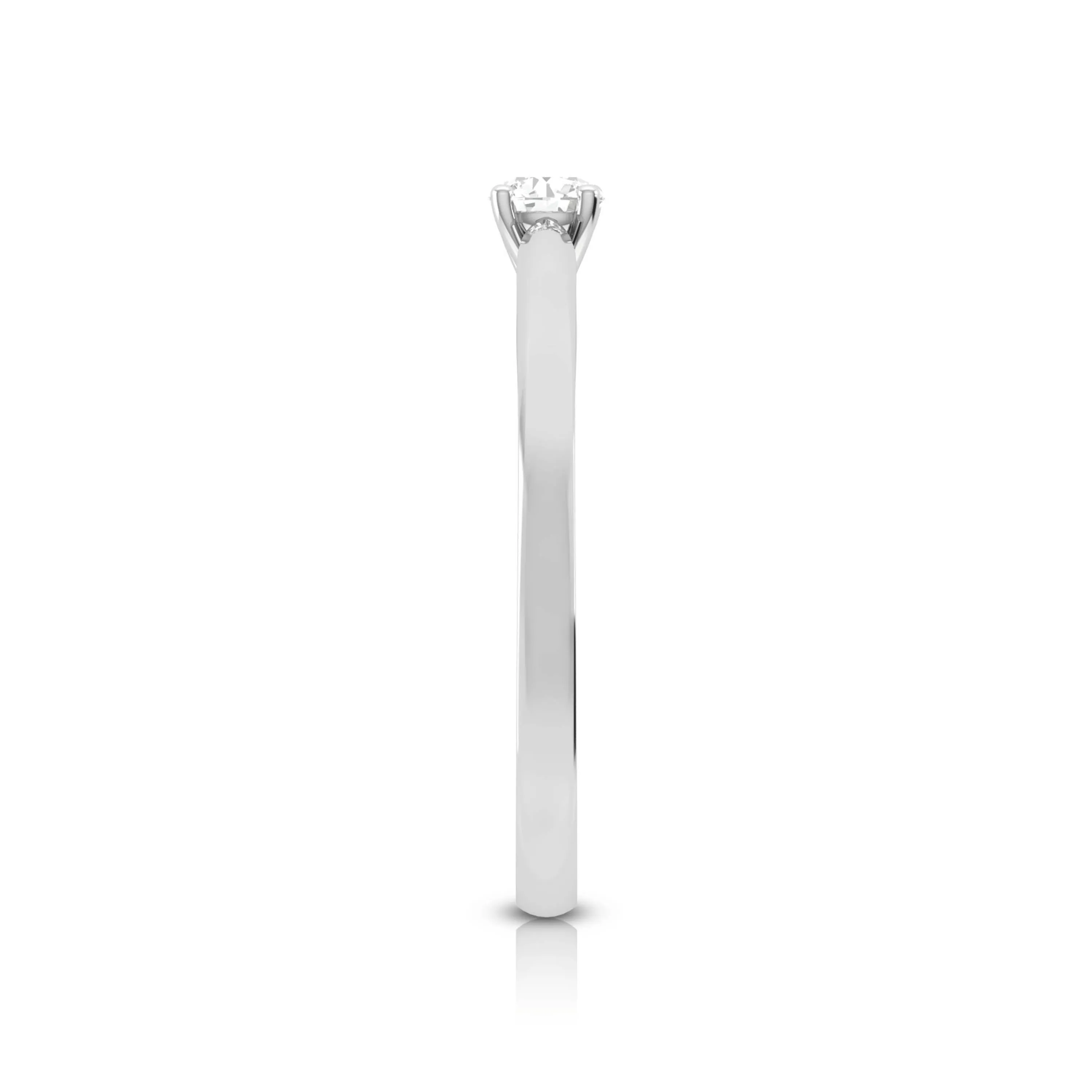 0.20cts. Solitaire Platinum Engagement Ring for Women JL PT R-56