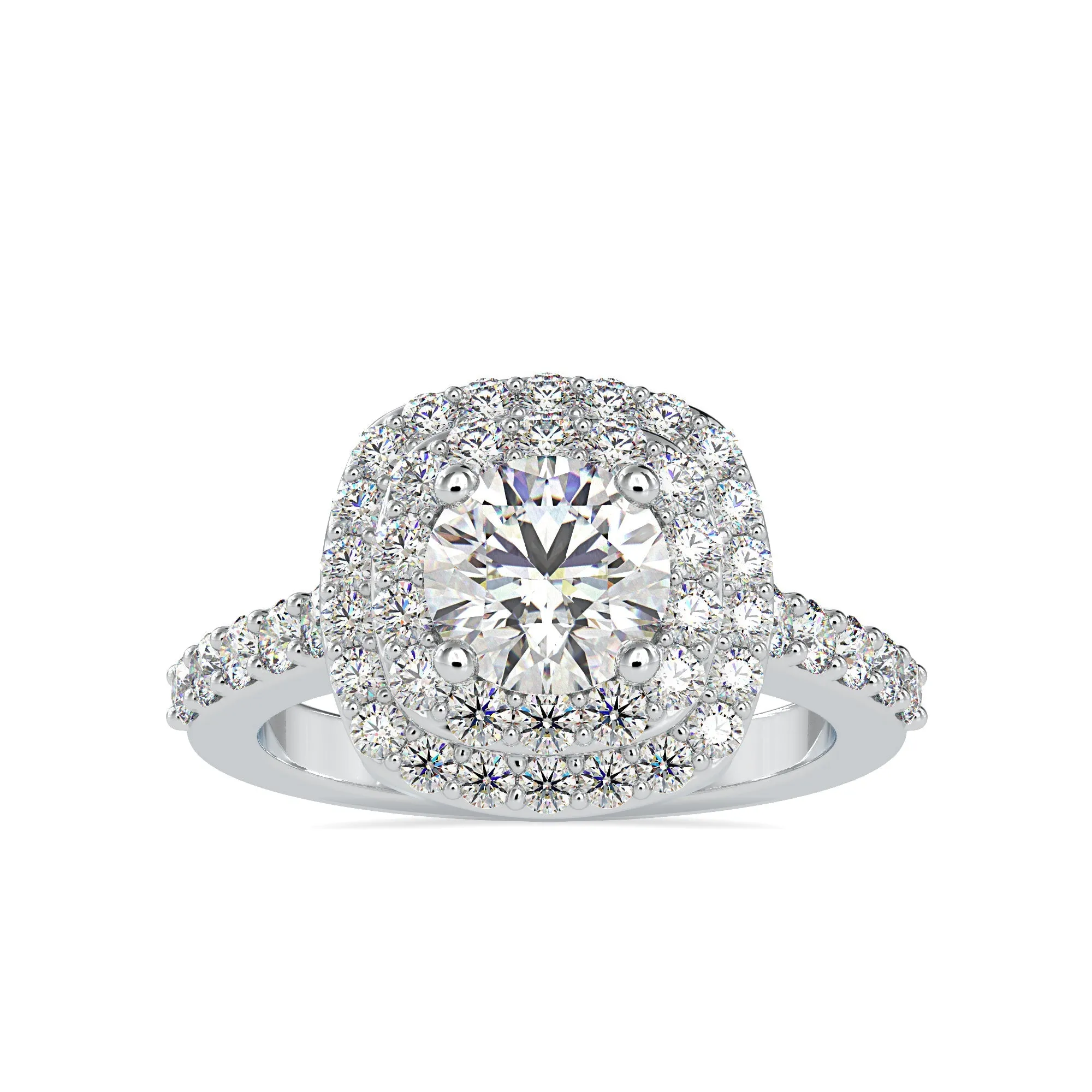 0.30cts. Solitaire Platinum Diamond Engagement Ring JL PT 0197-A