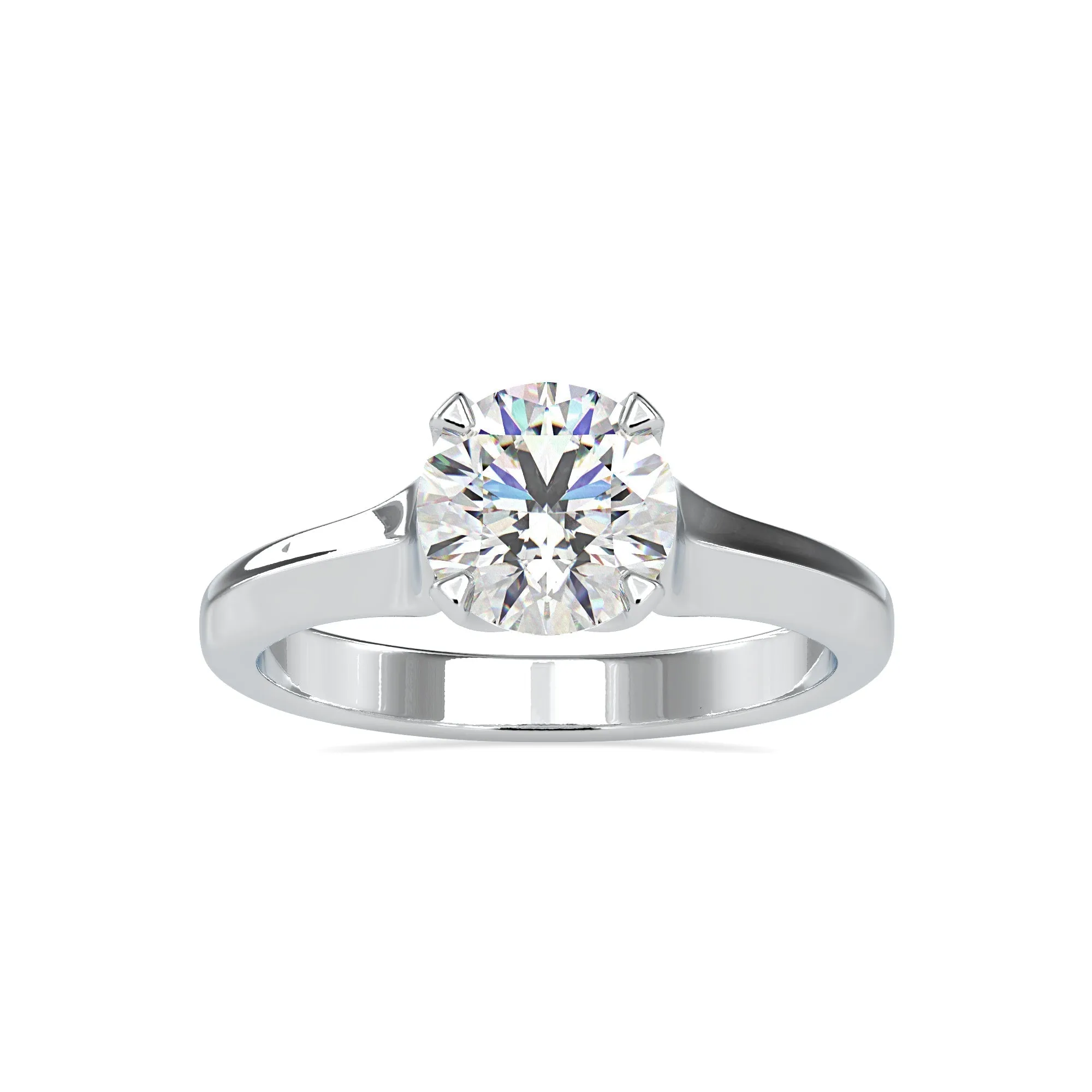 0.30cts. Solitaire Platinum Engagement Ring JL PT 0133-B