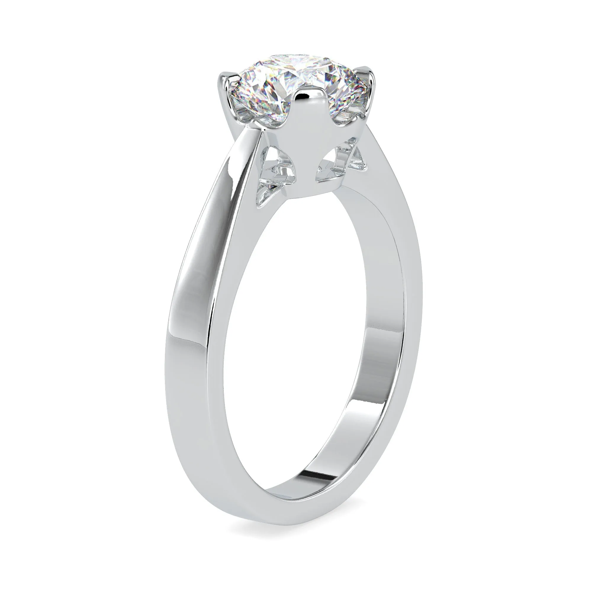 0.30cts. Solitaire Platinum Engagement Ring JL PT 0138-A