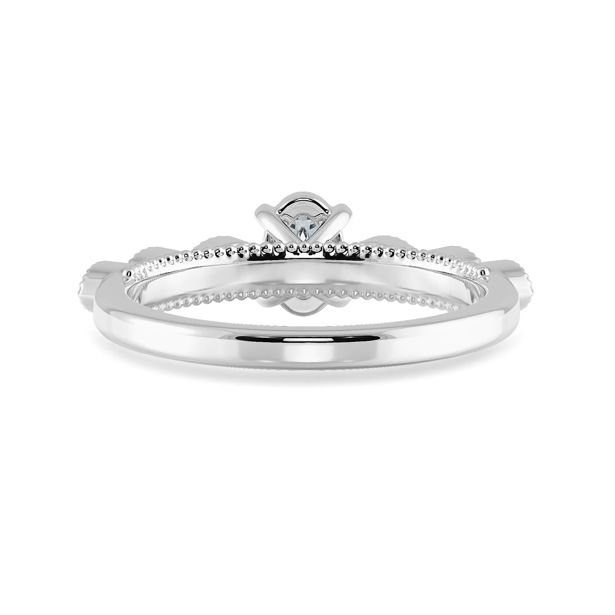 0.70cts Oval Cut Solitaire with Marquise Cut Diamond Accents Platinum Ring JL PT 2017-B