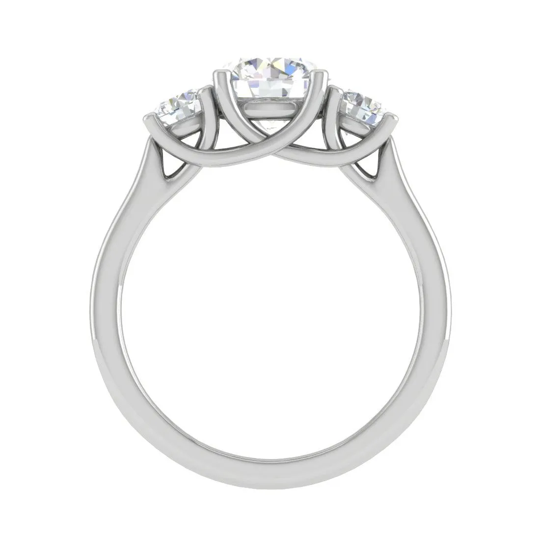 0.70cts Platinum Solitaire Diamond Ring JL PT R3 RD 105