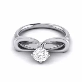 1-Carat Lab Grown Solitaire Platinum Engagement Ring for Women JL PT LG G-112-D