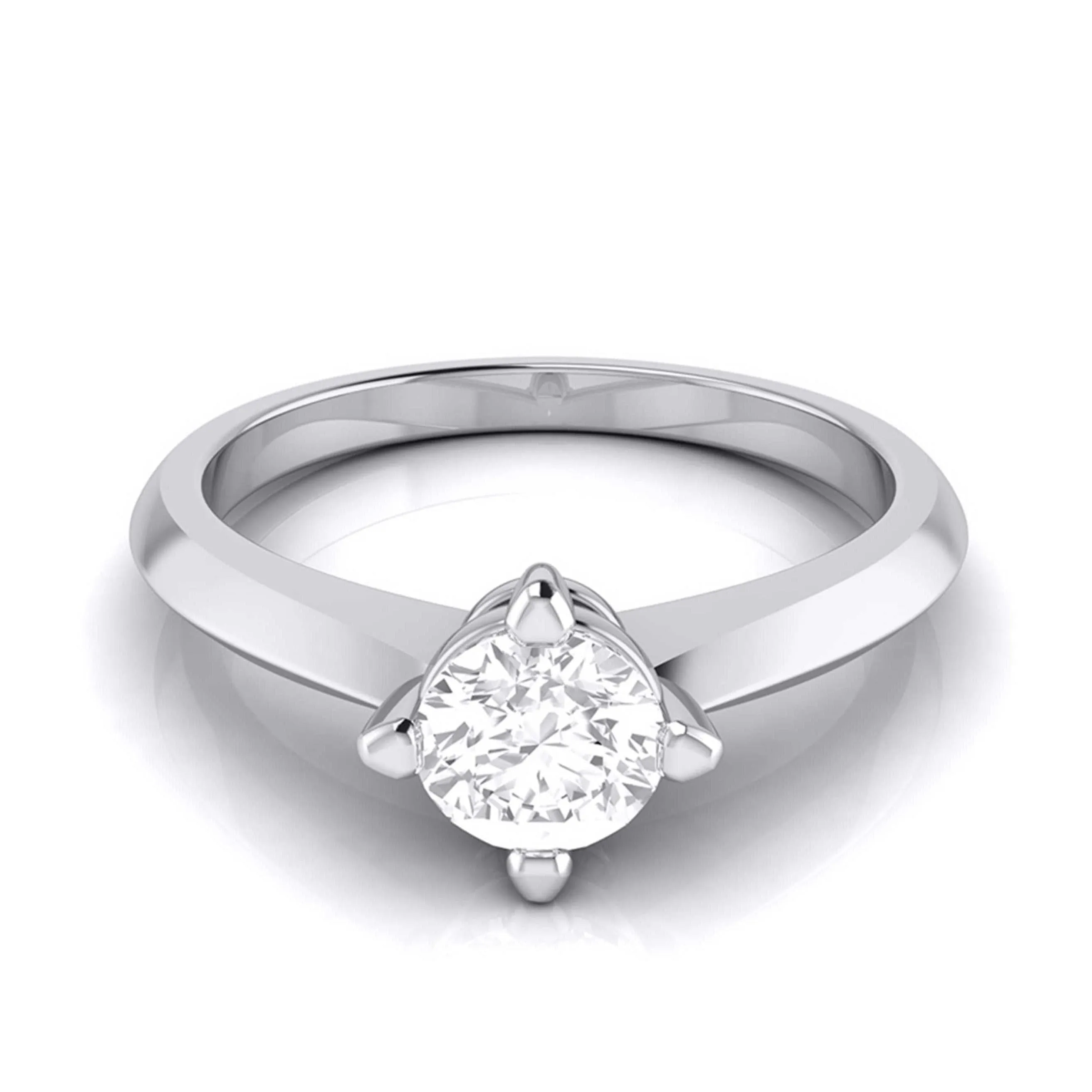 1-Carat Platinum Solitaire Engagement Ring JL PT G 121-D