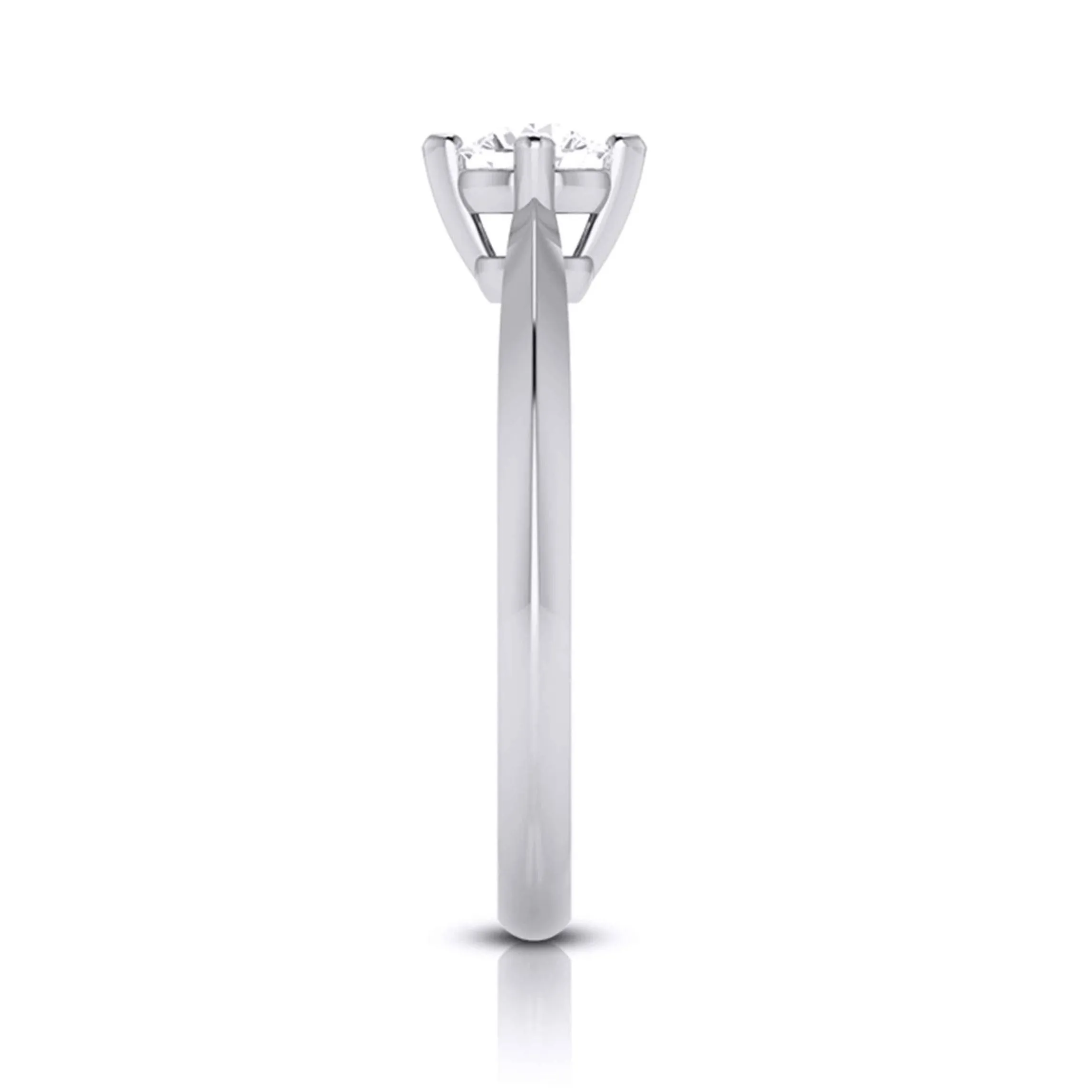 1-Carat Platinum Solitaire Engagement Ring JL PT G 121-D