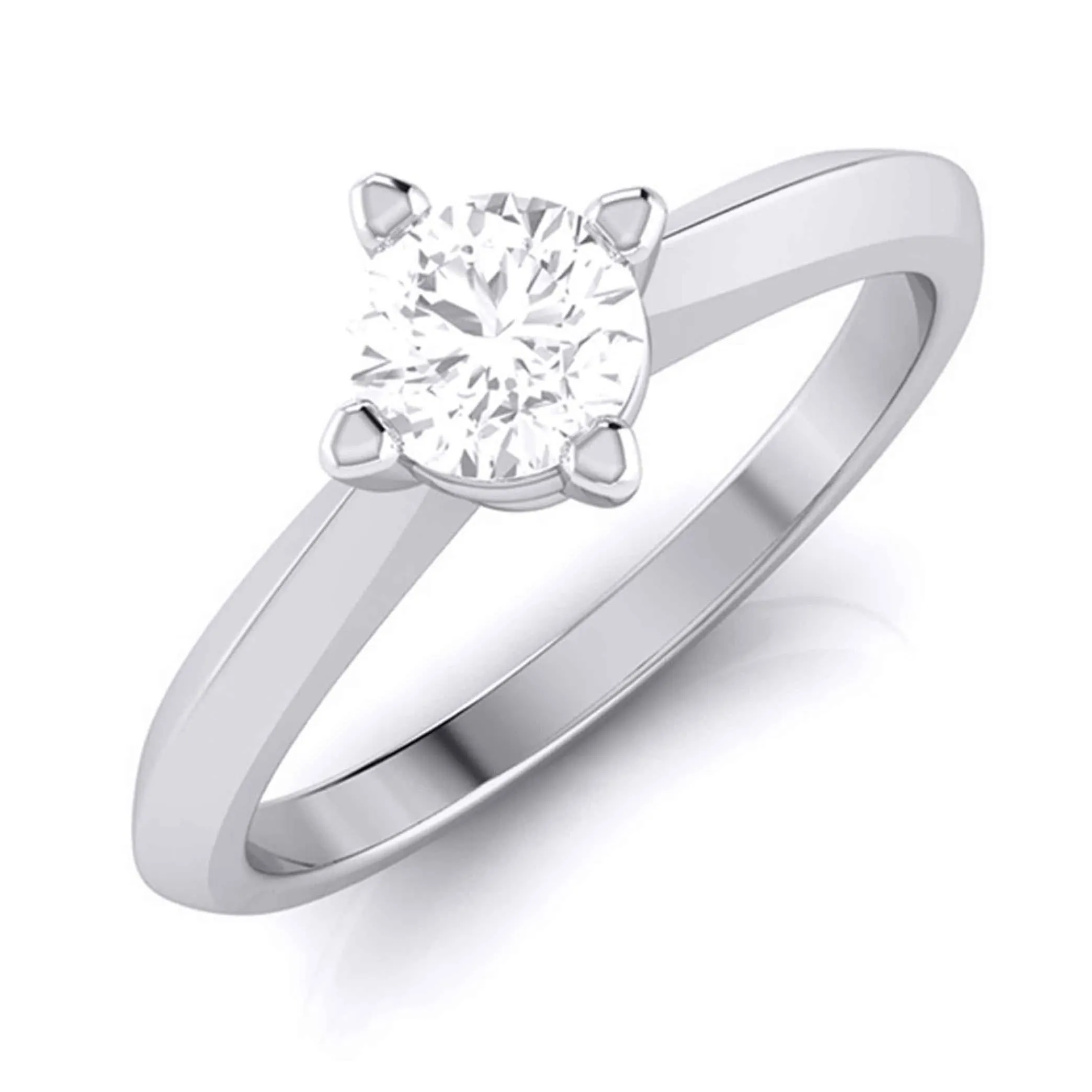 1-Carat Platinum Solitaire Engagement Ring JL PT G 121-D