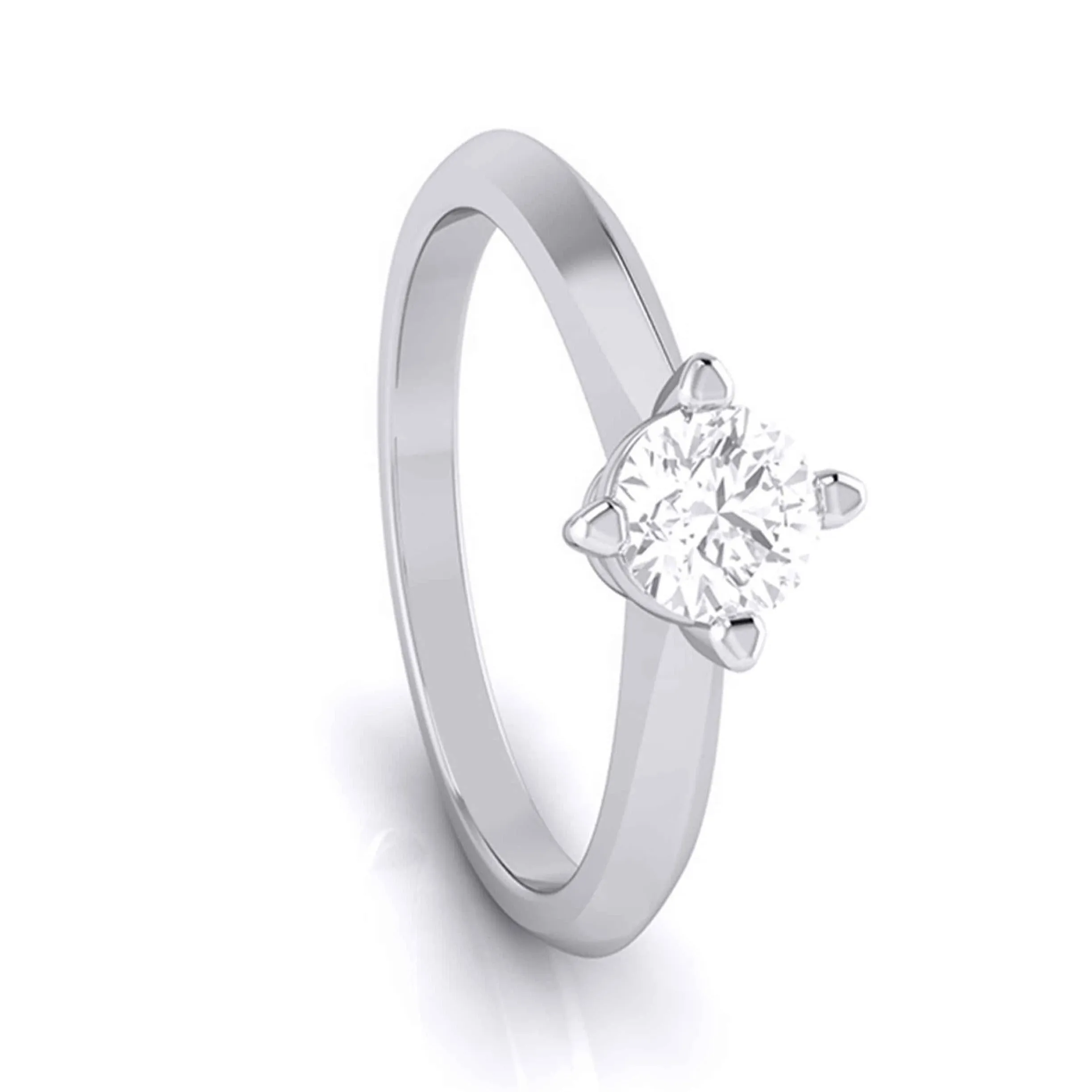 1-Carat Platinum Solitaire Engagement Ring JL PT G 121-D