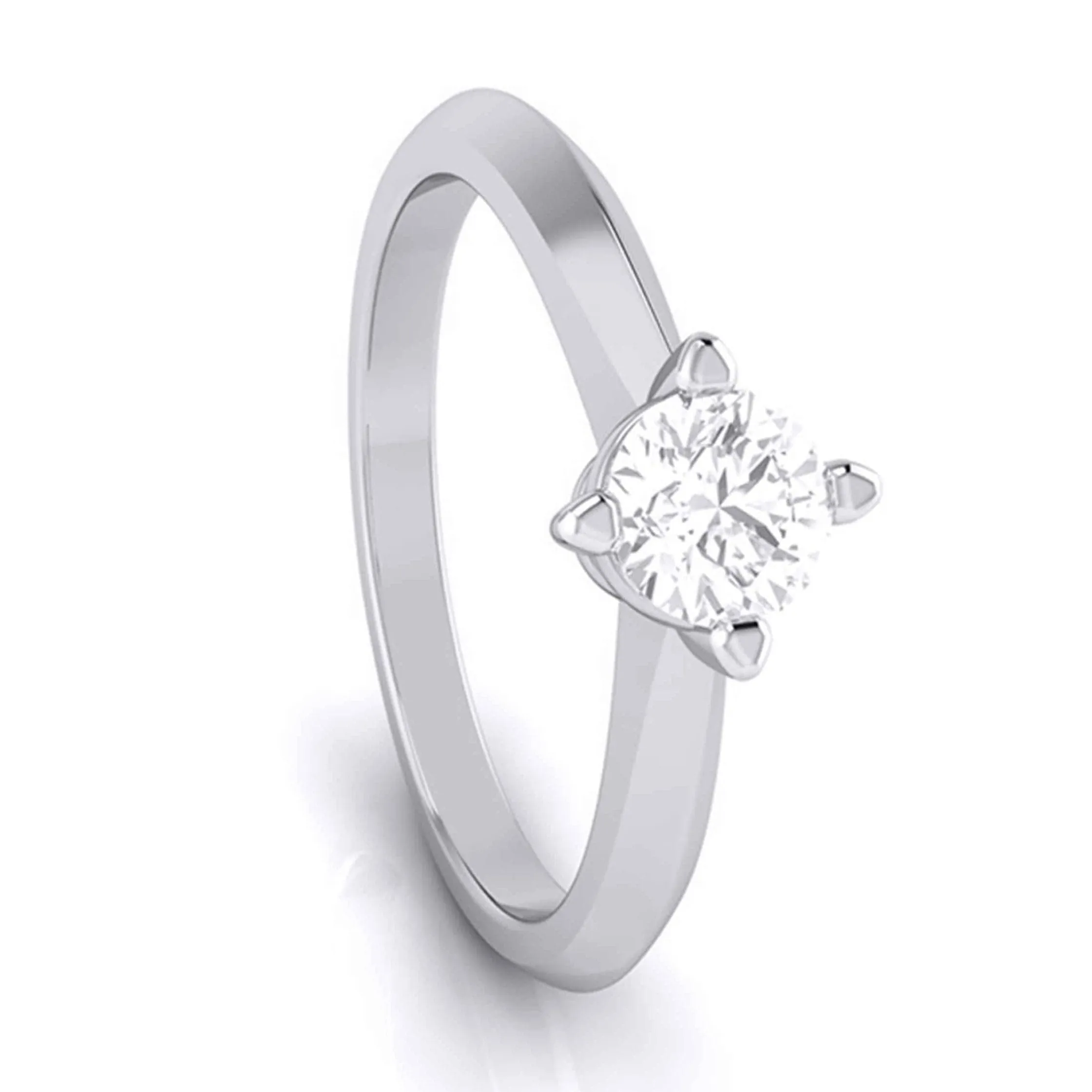 1-Carat Platinum Solitaire Engagement Ring JL PT G 121-D