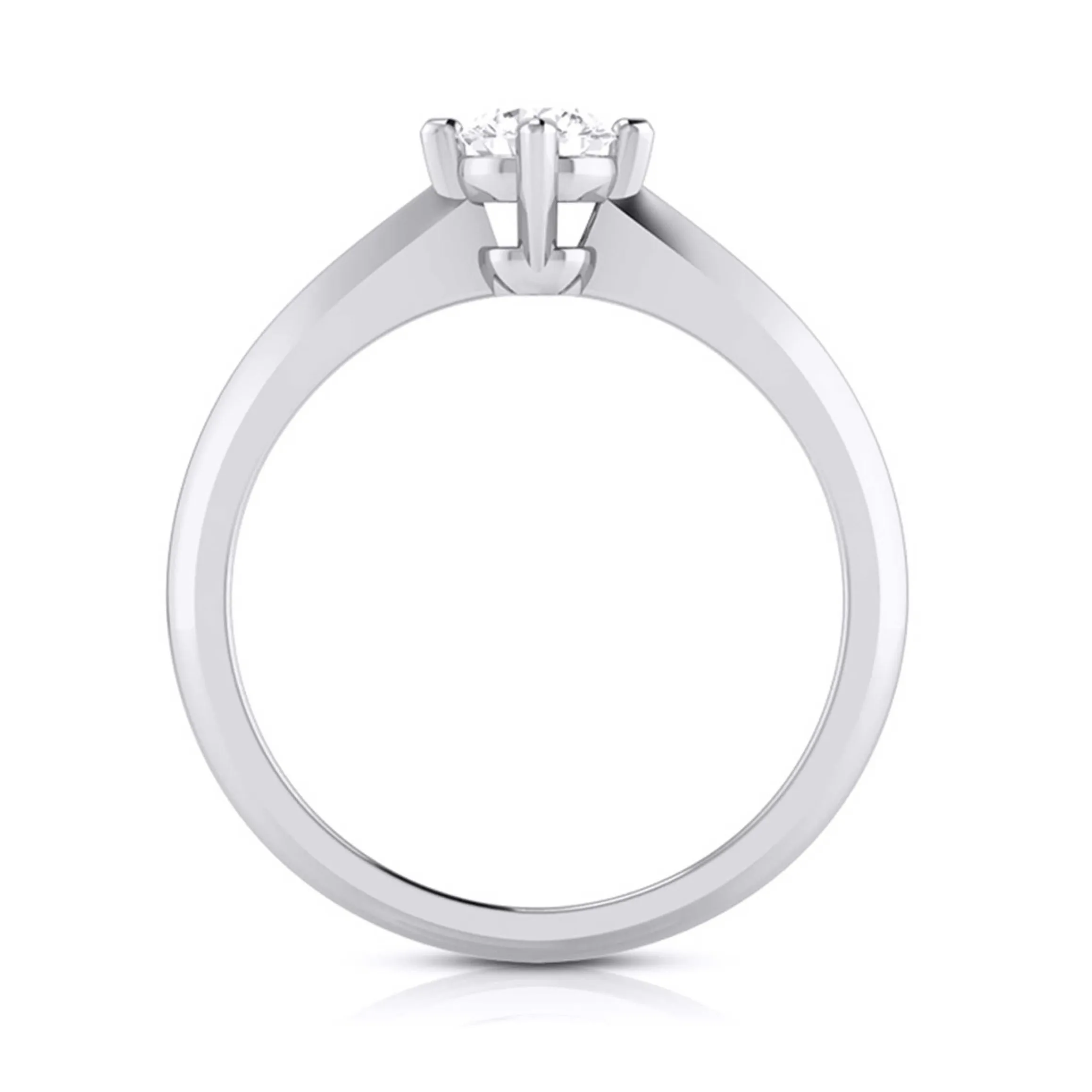 1-Carat Platinum Solitaire Engagement Ring JL PT G 121-D