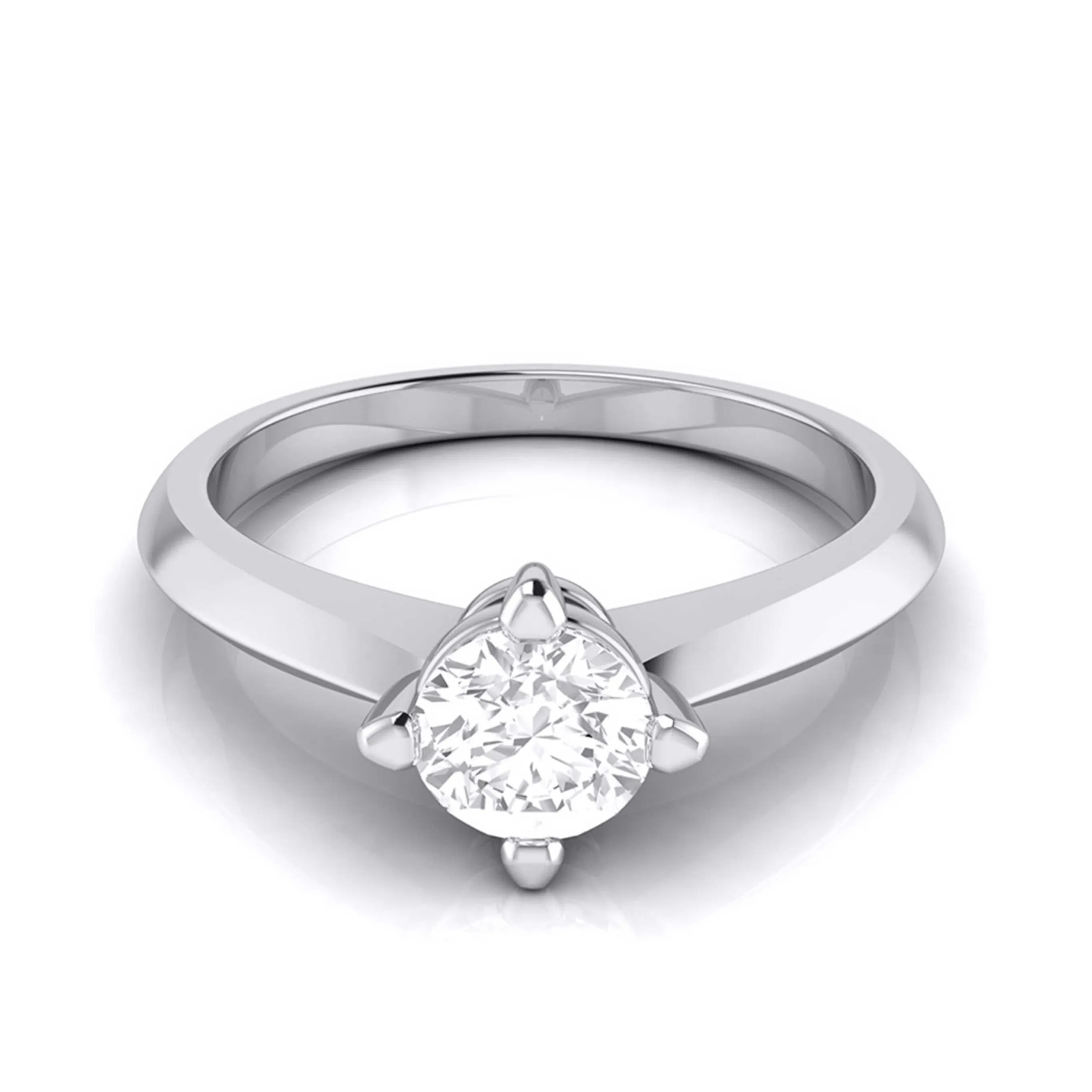 1-Carat Platinum Solitaire Engagement Ring JL PT G 121-D