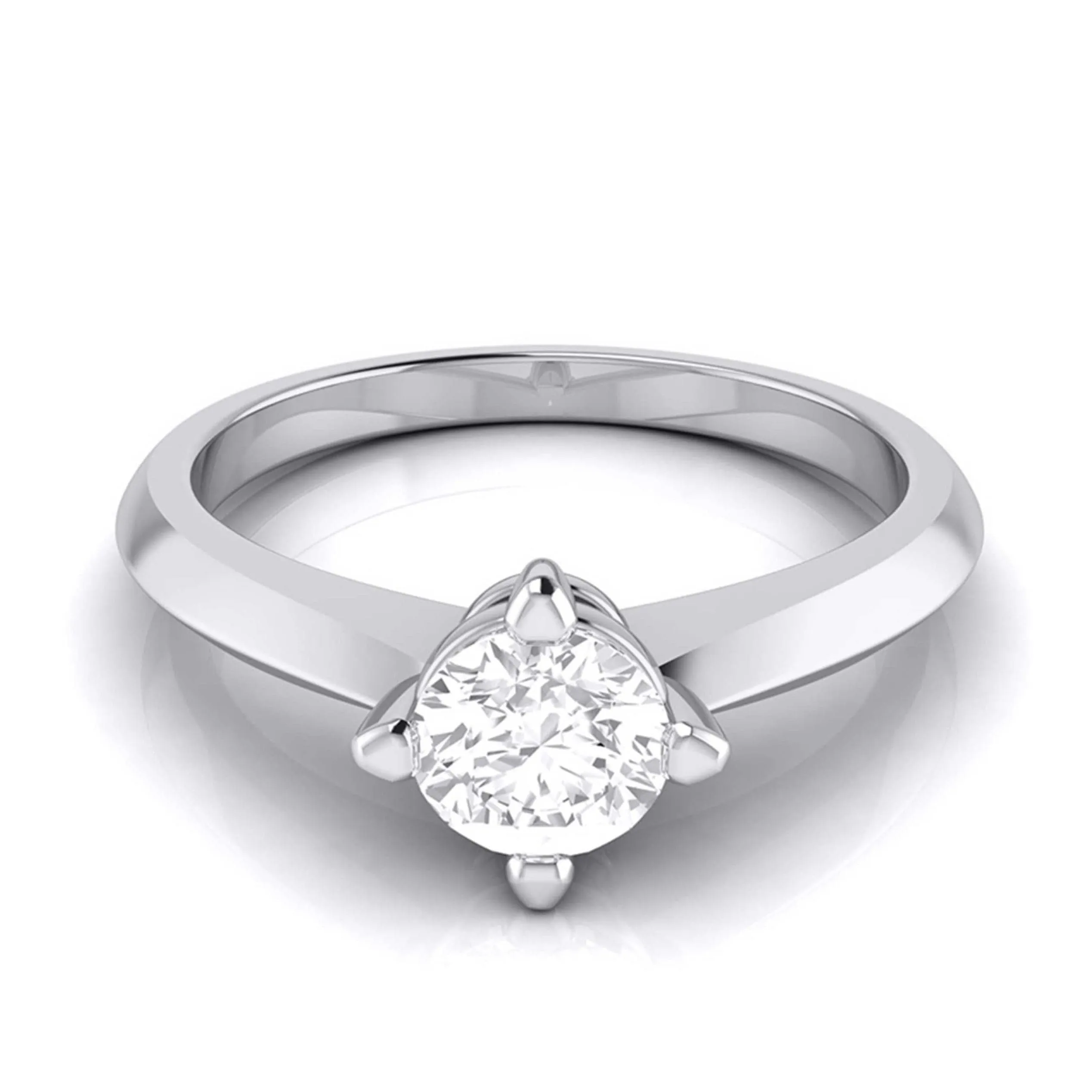 1-Carat Platinum Solitaire Engagement Ring JL PT G 121-D
