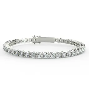 1.00ct Lightweight 18ct Gold Tennis Bracelet
