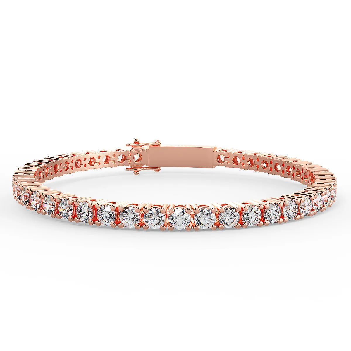 1.00ct Lightweight 18ct Gold Tennis Bracelet