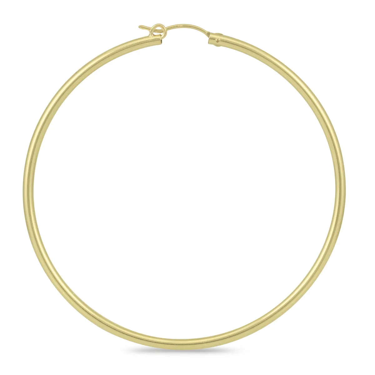 14K  Filled Hoop Earrings 62Mm