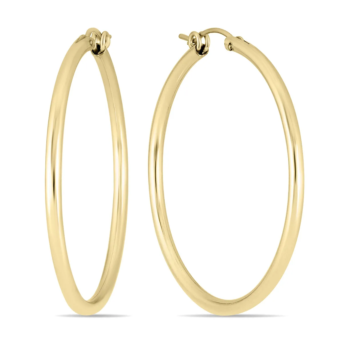 14K Yellow Gold Filled Hoop Earrings (41Mm)