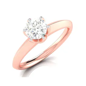 1.50-Carat Lab Grown Solitaire Rose Gold Ring JL AU LG G 106R-D