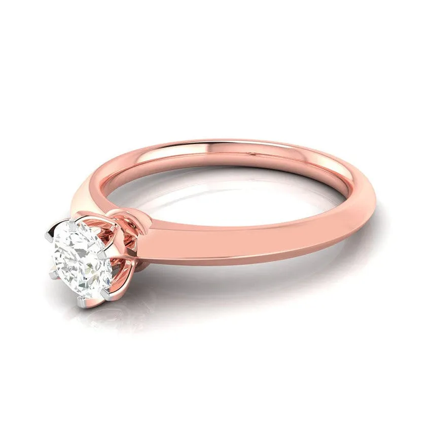 1.50-Carat Lab Grown Solitaire Rose Gold Ring JL AU LG G 106R-D
