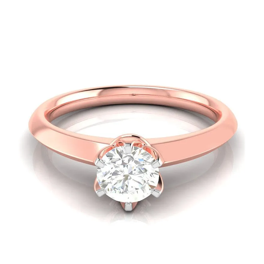 1.50-Carat Lab Grown Solitaire Rose Gold Ring JL AU LG G 106R-D