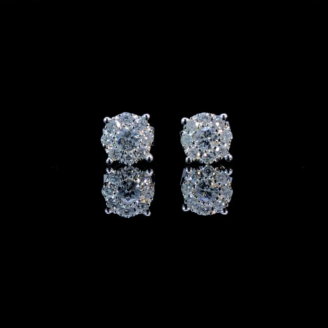 163603 - .50 ctw diamond earrings