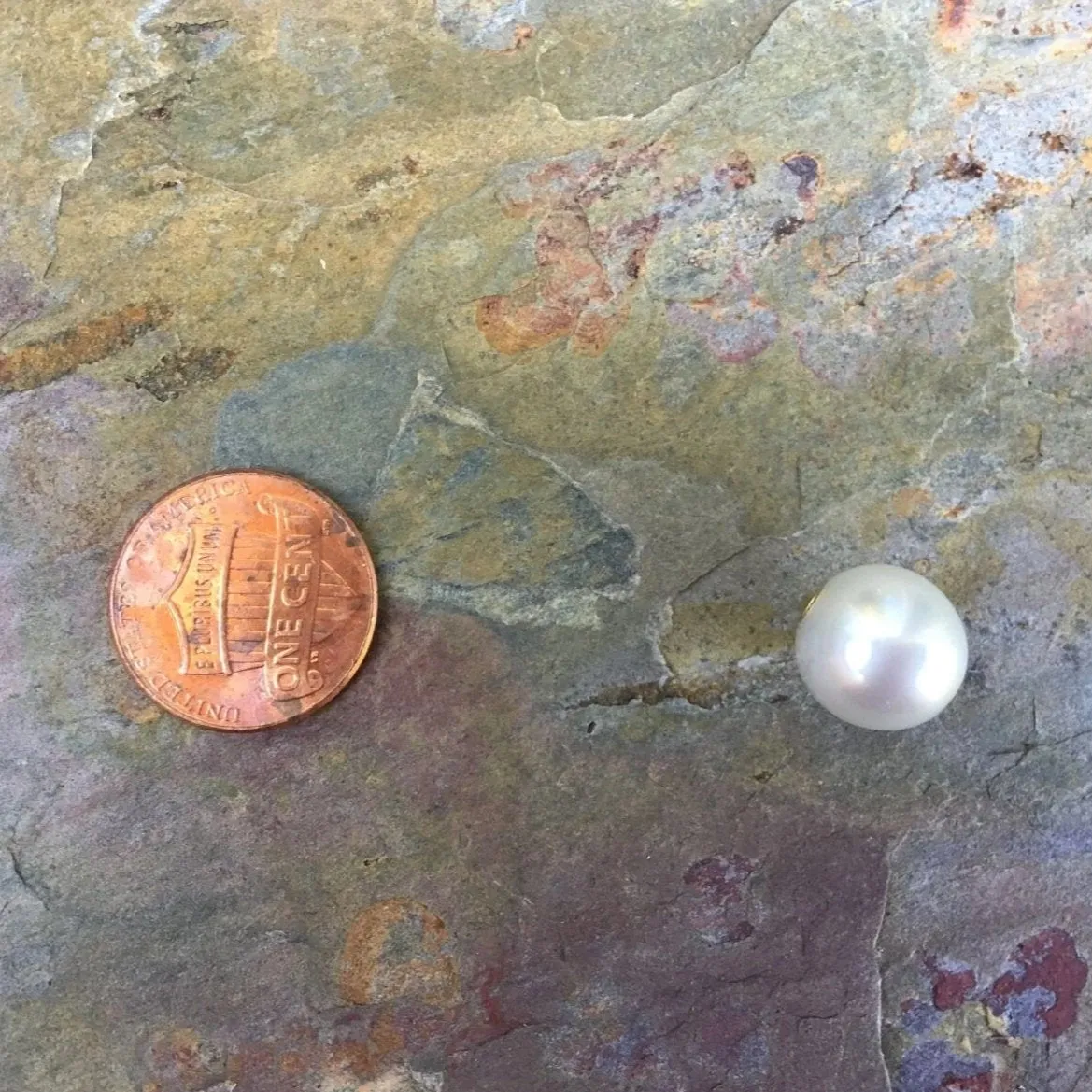 18KT Yellow Gold Paspaley South Sea Pearl Pendant Swap 12mm "Fine"