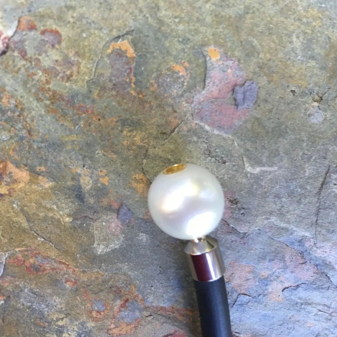 18KT Yellow Gold Paspaley South Sea Pearl Pendant Swap 12mm "Fine"