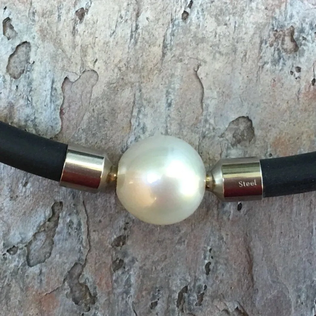 18KT Yellow Gold Paspaley South Sea Pearl Pendant Swap 12mm "Fine"