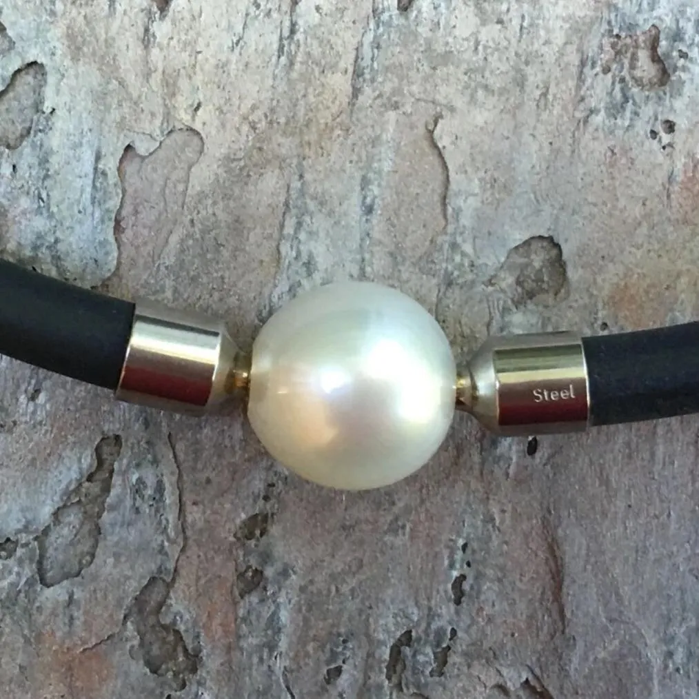 18KT Yellow Gold Paspaley South Sea Pearl Pendant Swap 12mm "Fine"