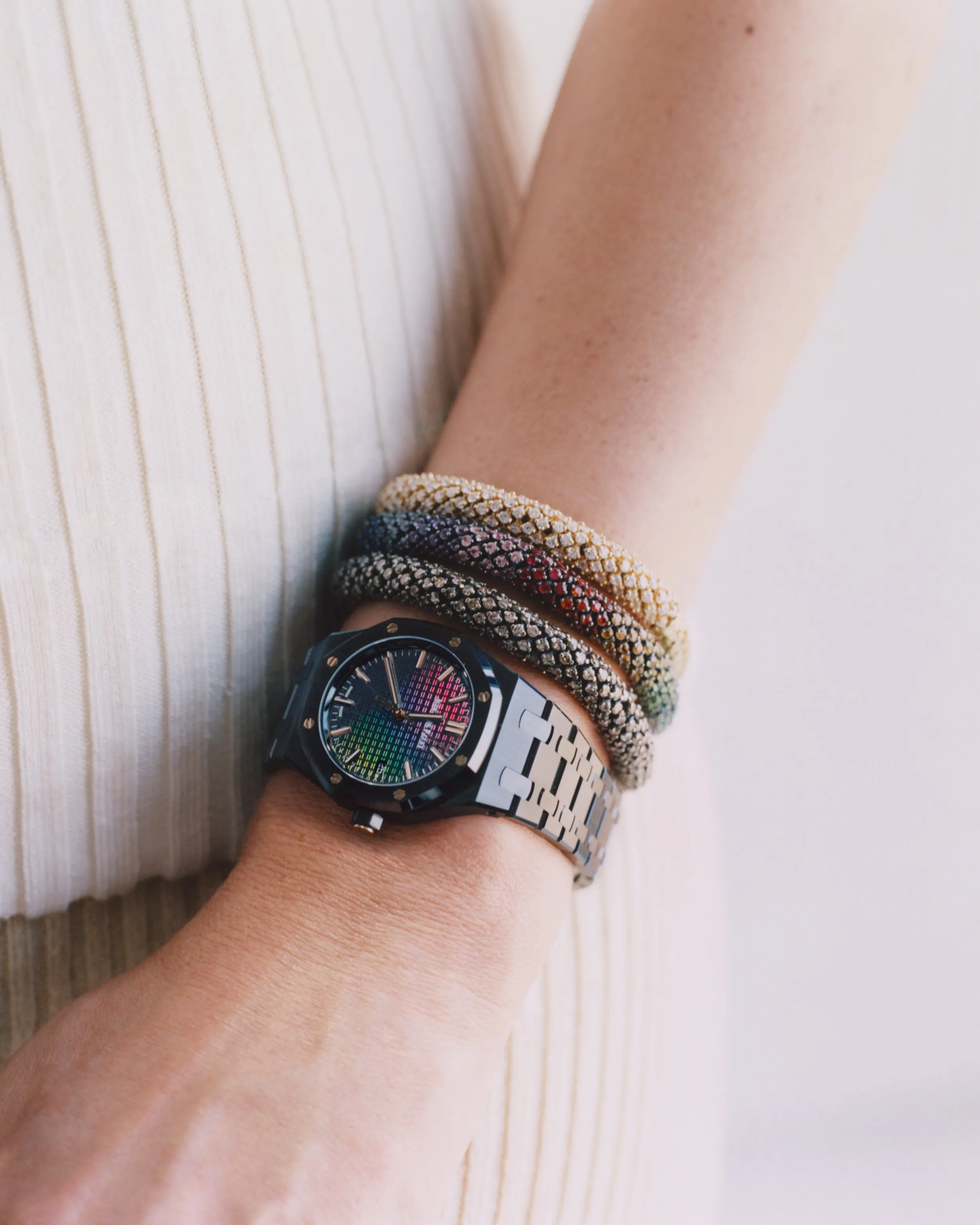 360 Rainbow Twister Luxe Bracelet