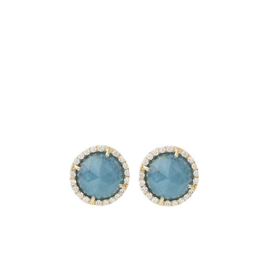 Aquamarine Stud Earrings