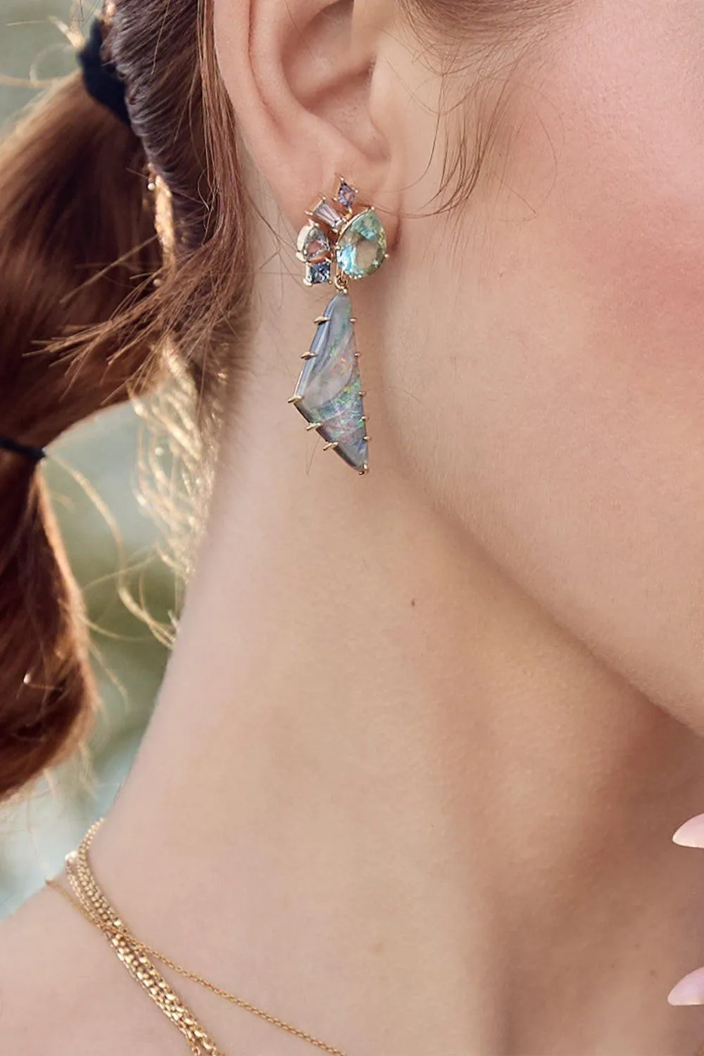Atmospheric Dimension Opal Earrings