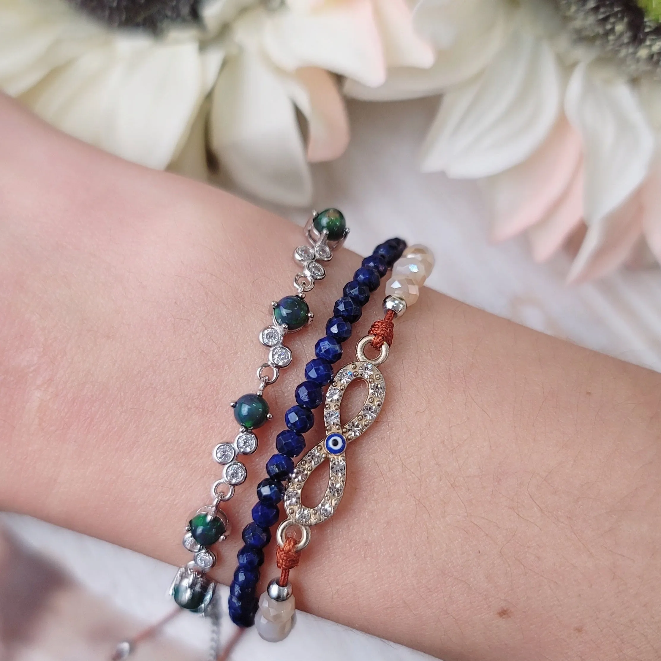 Black Opal Bracelet for Purification of the Body, Mind and Soul