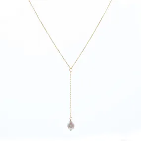 Bridal Pearl Drop Lariat