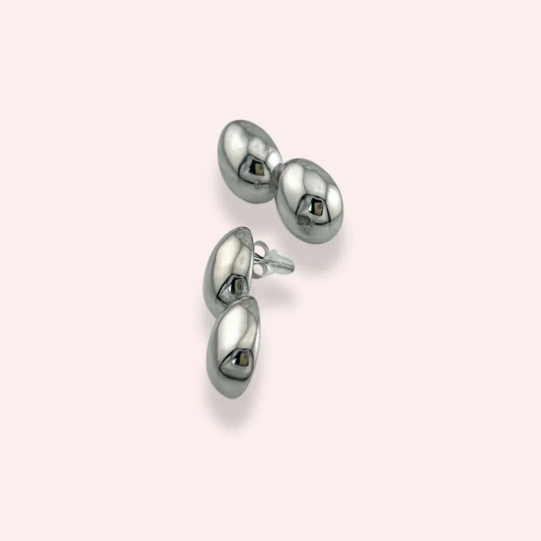 Caro Silver Studs