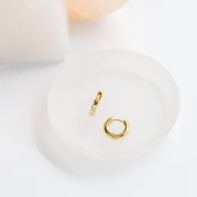 Classic Huggie Hoop Earrings in Gold