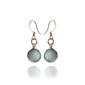 Crystal Pop Seagreen Quartz Earrings