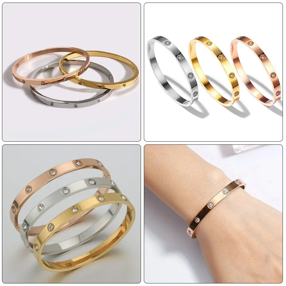 Crystal   Roman Numeral Bracelets