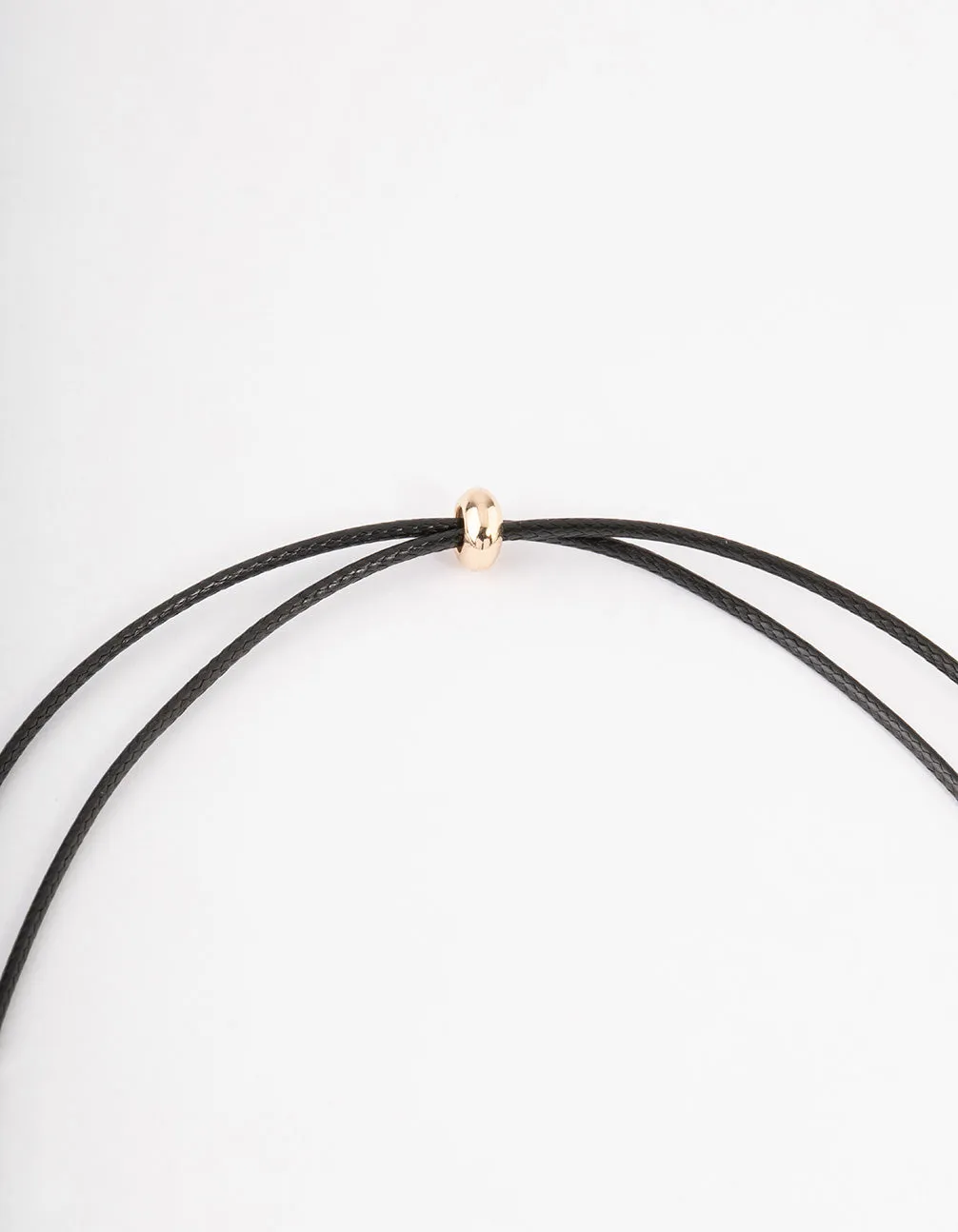 Dainty Gold Knot Adjustable Cord Choker