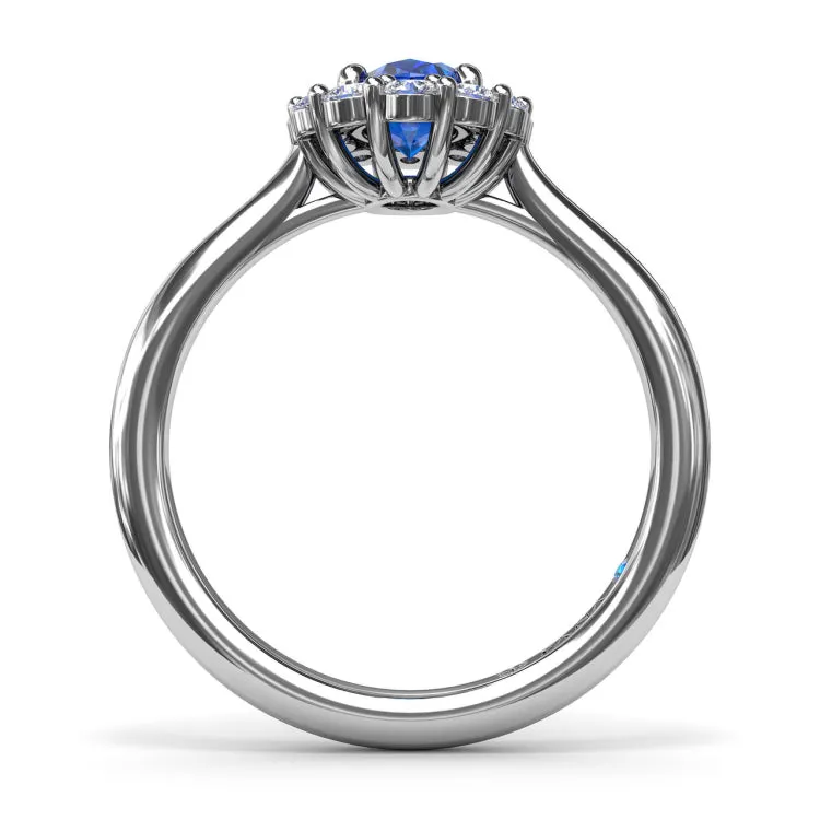 Dazzling Sapphire and Diamond Ring