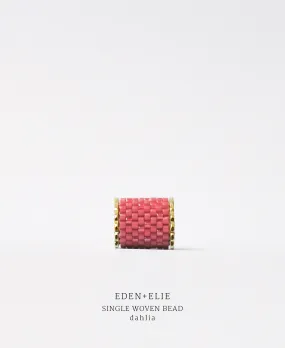 EDEN   ELIE Necklace Bar single bead   optional chain - dahlia purple