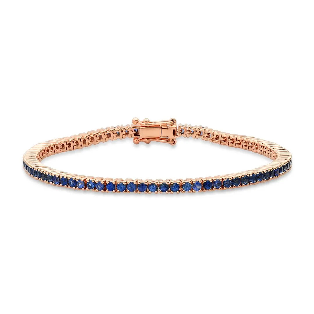 Gemstone Classic Tennis Bracelets