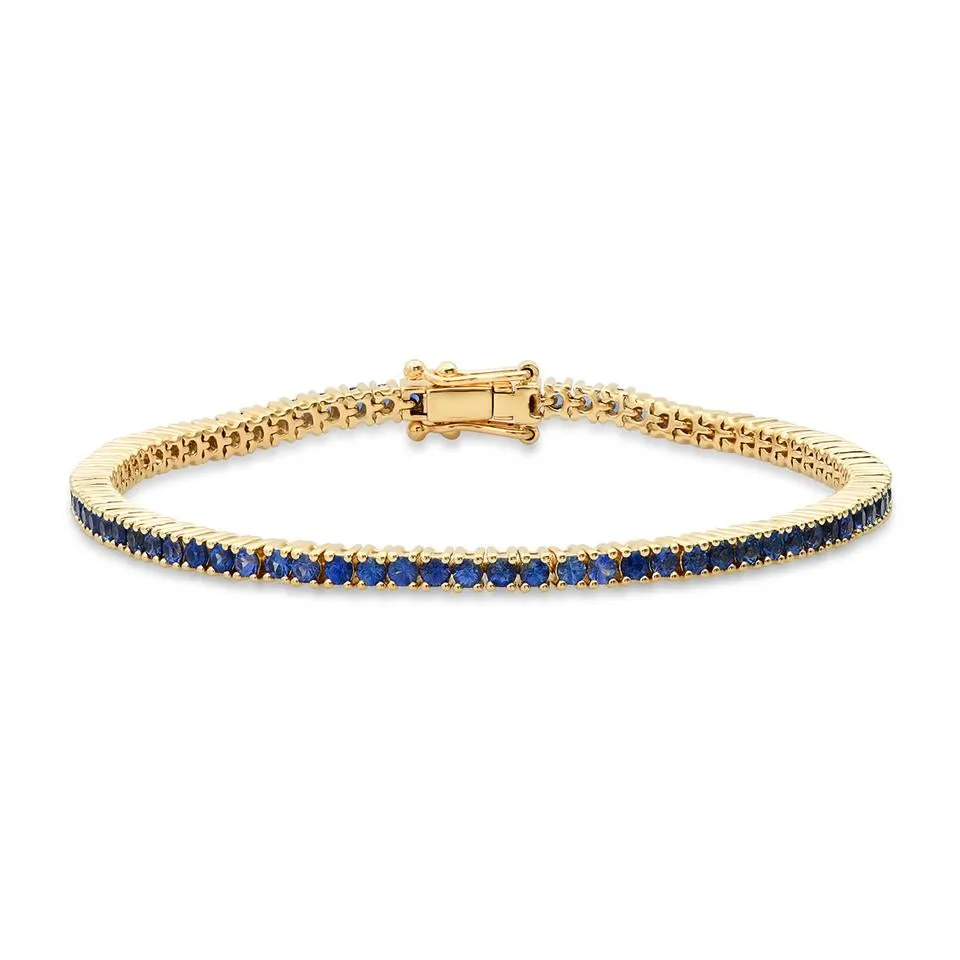 Gemstone Classic Tennis Bracelets