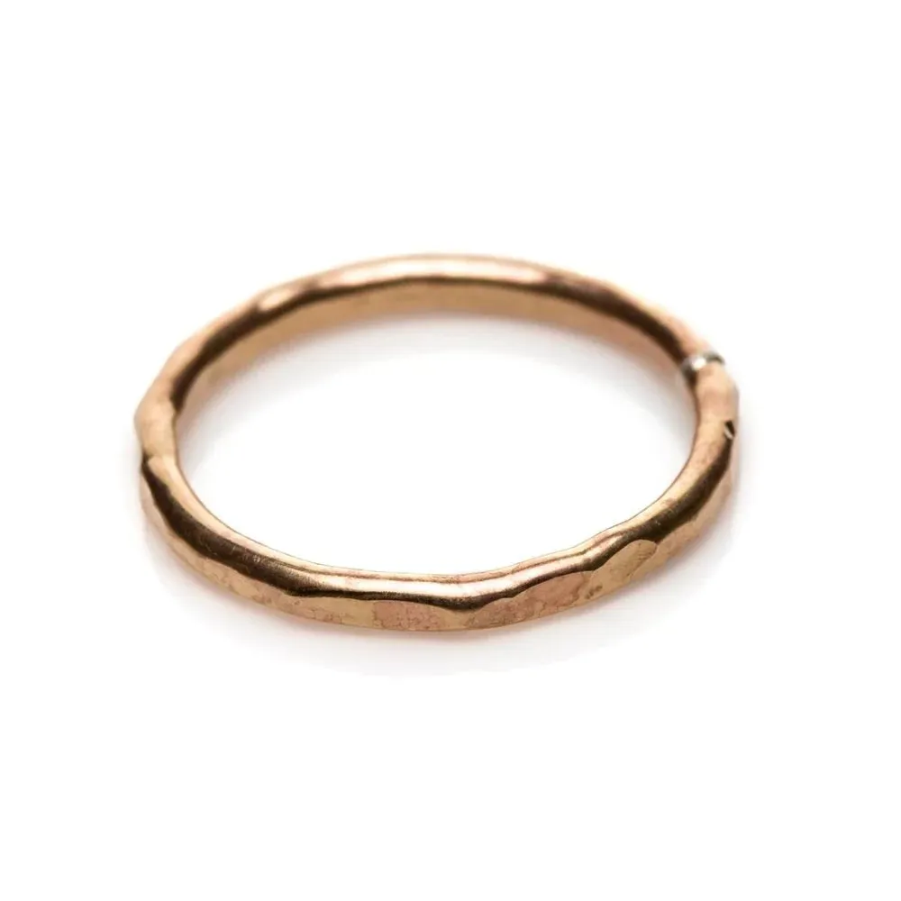 Hammered Stacking Bands