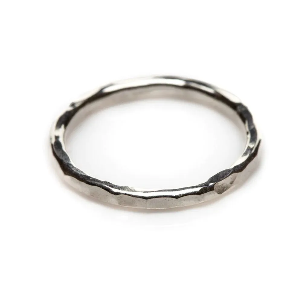 Hammered Stacking Bands