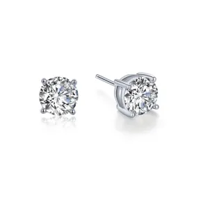 Lafonn 2 CTW Solitaire Stud Earrings