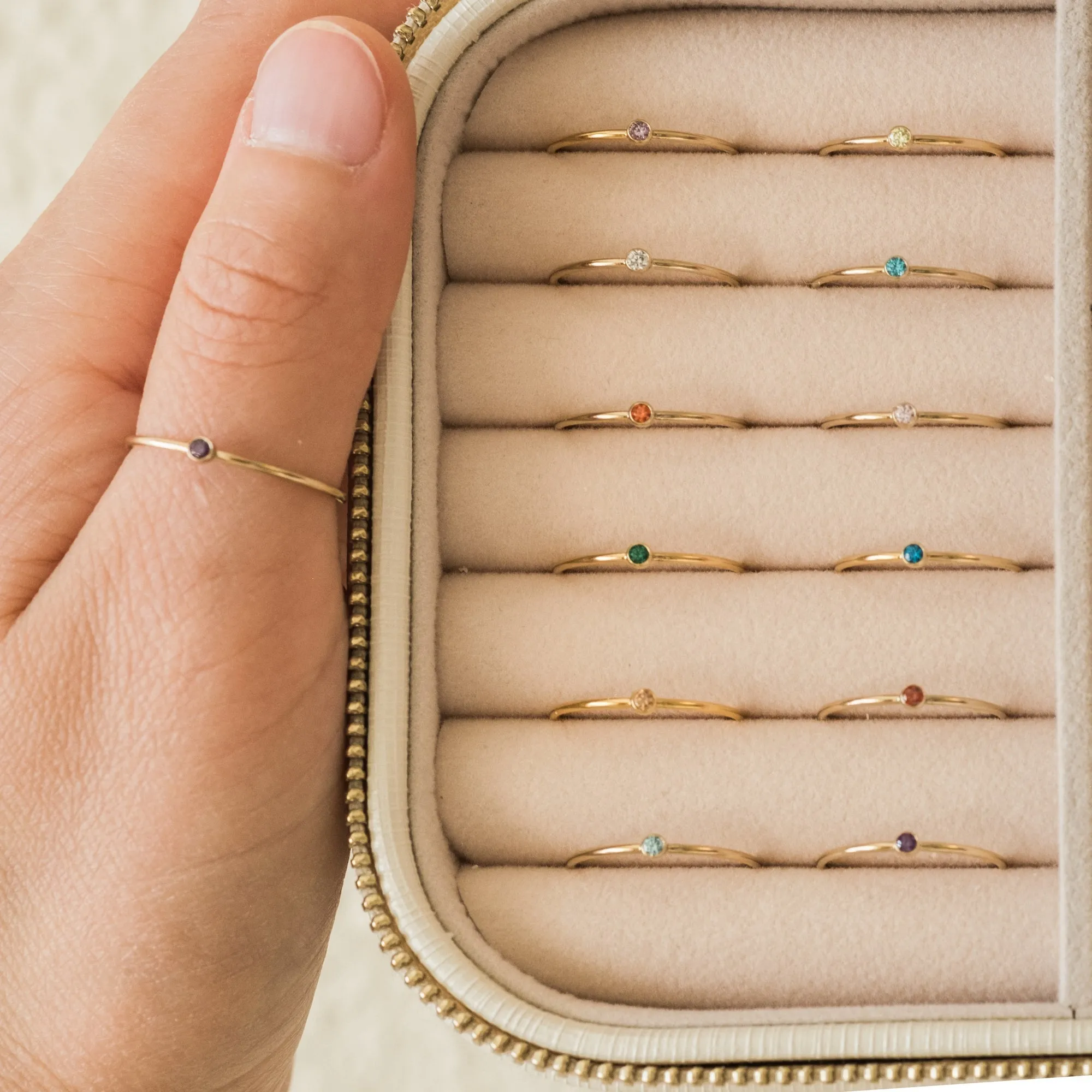 March Birthstone Ring (Aquamarine)