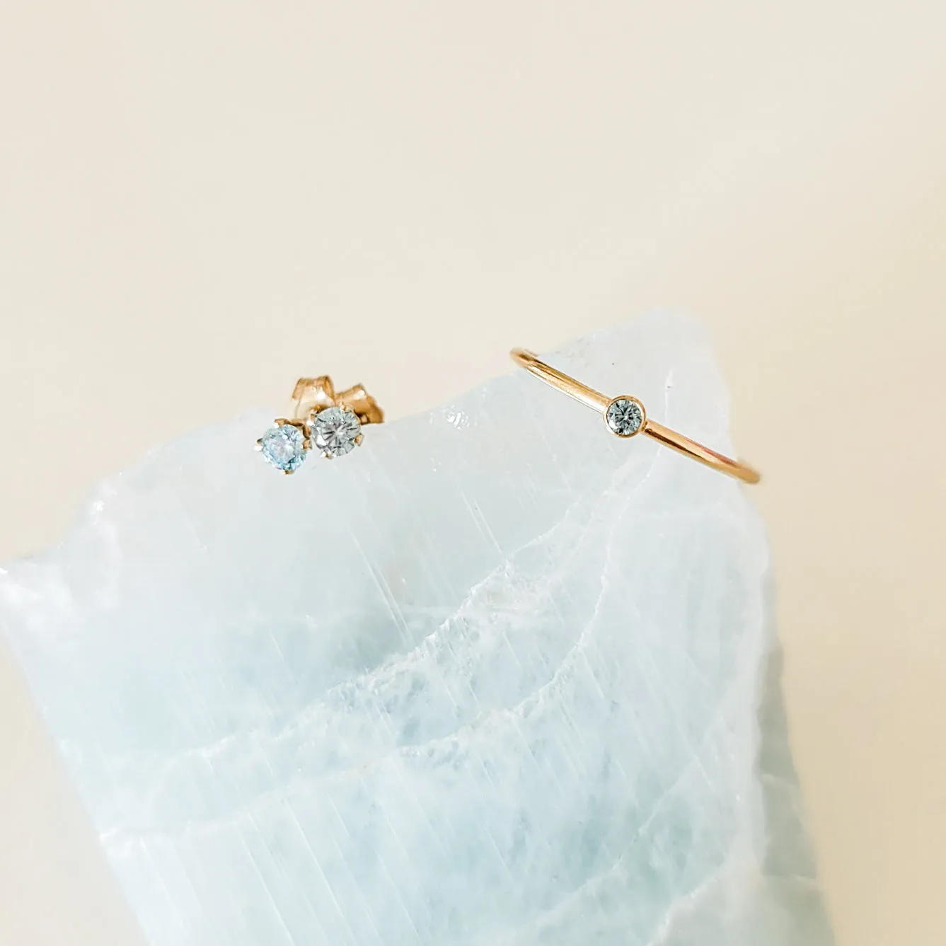 March Birthstone Ring (Aquamarine)