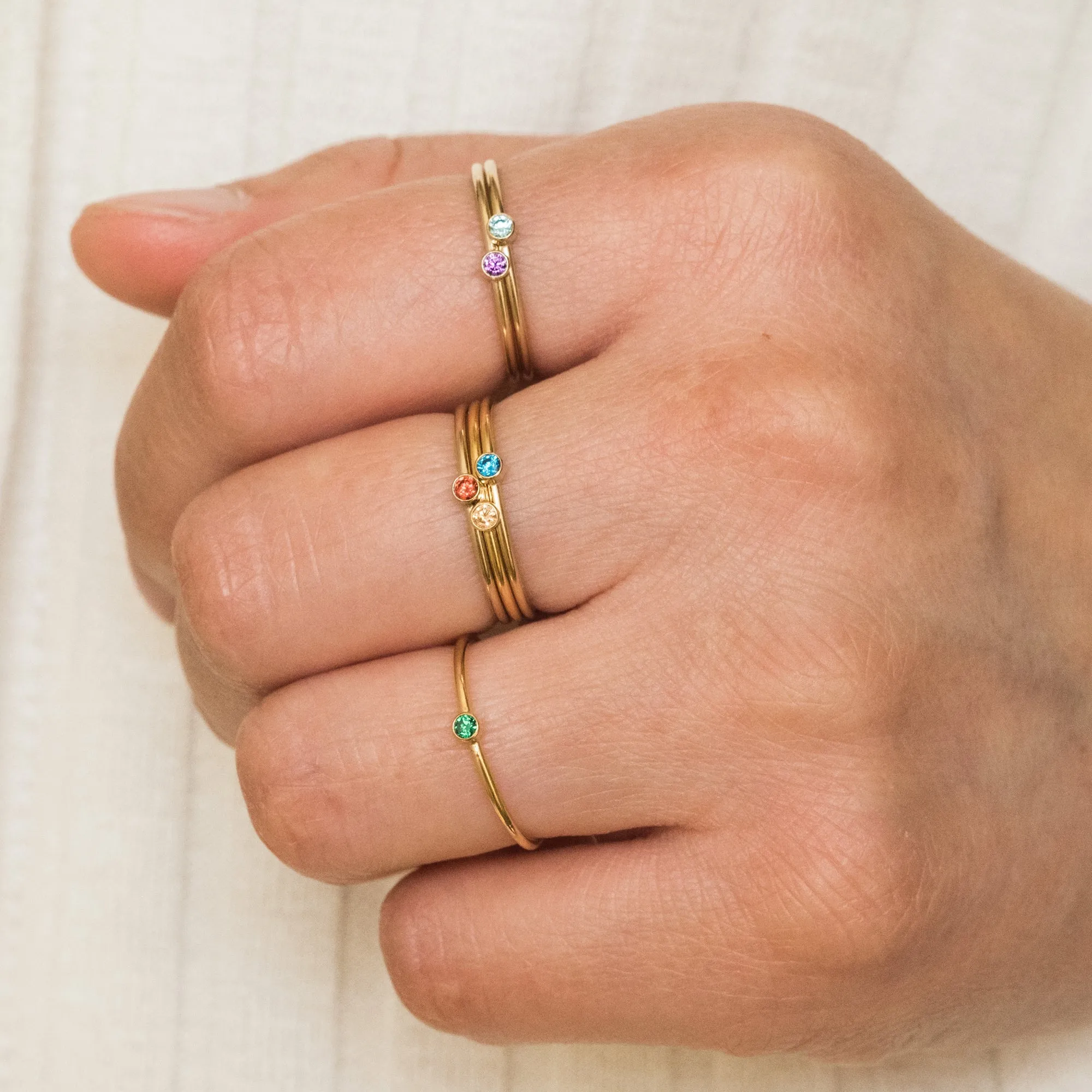 March Birthstone Ring (Aquamarine)