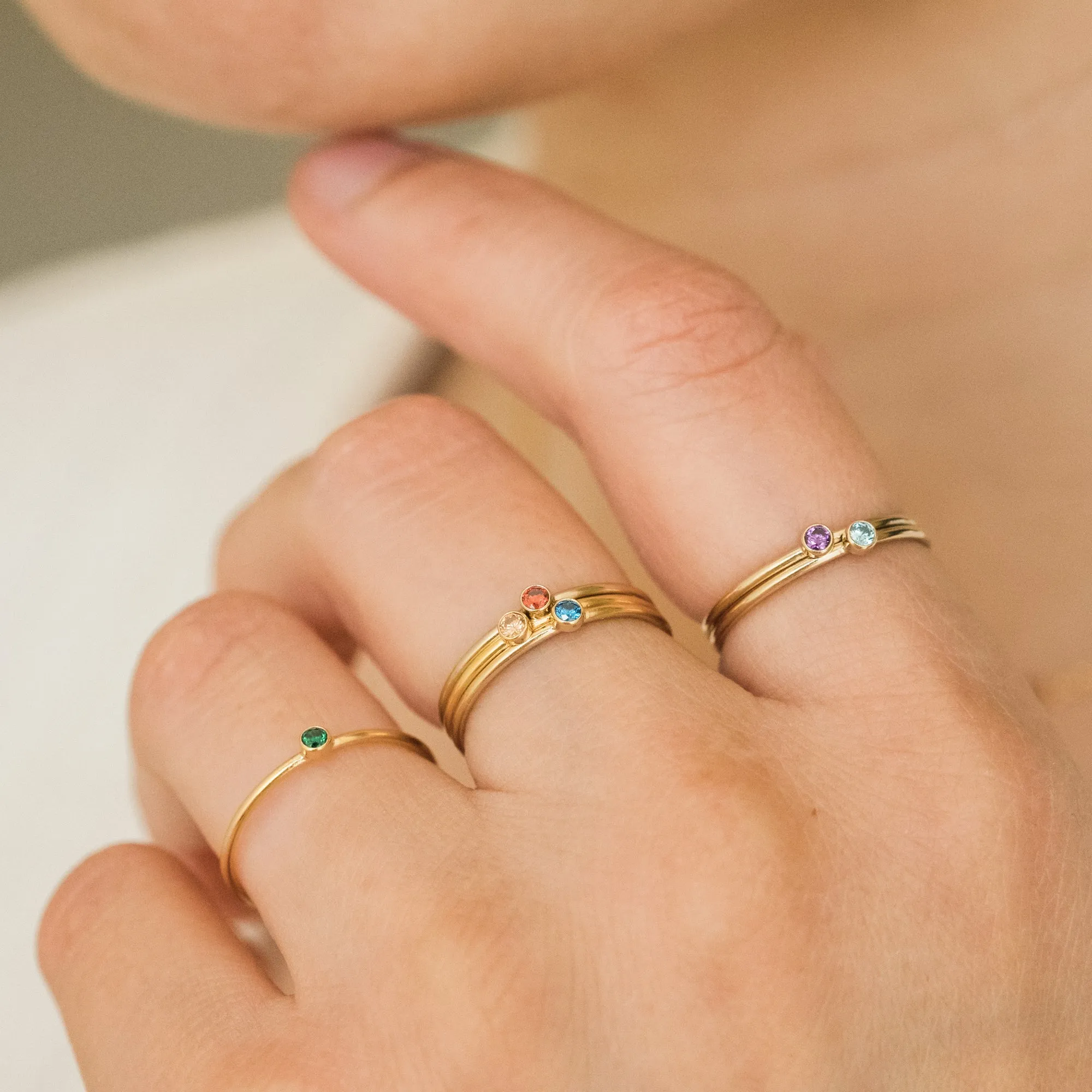 March Birthstone Ring (Aquamarine)