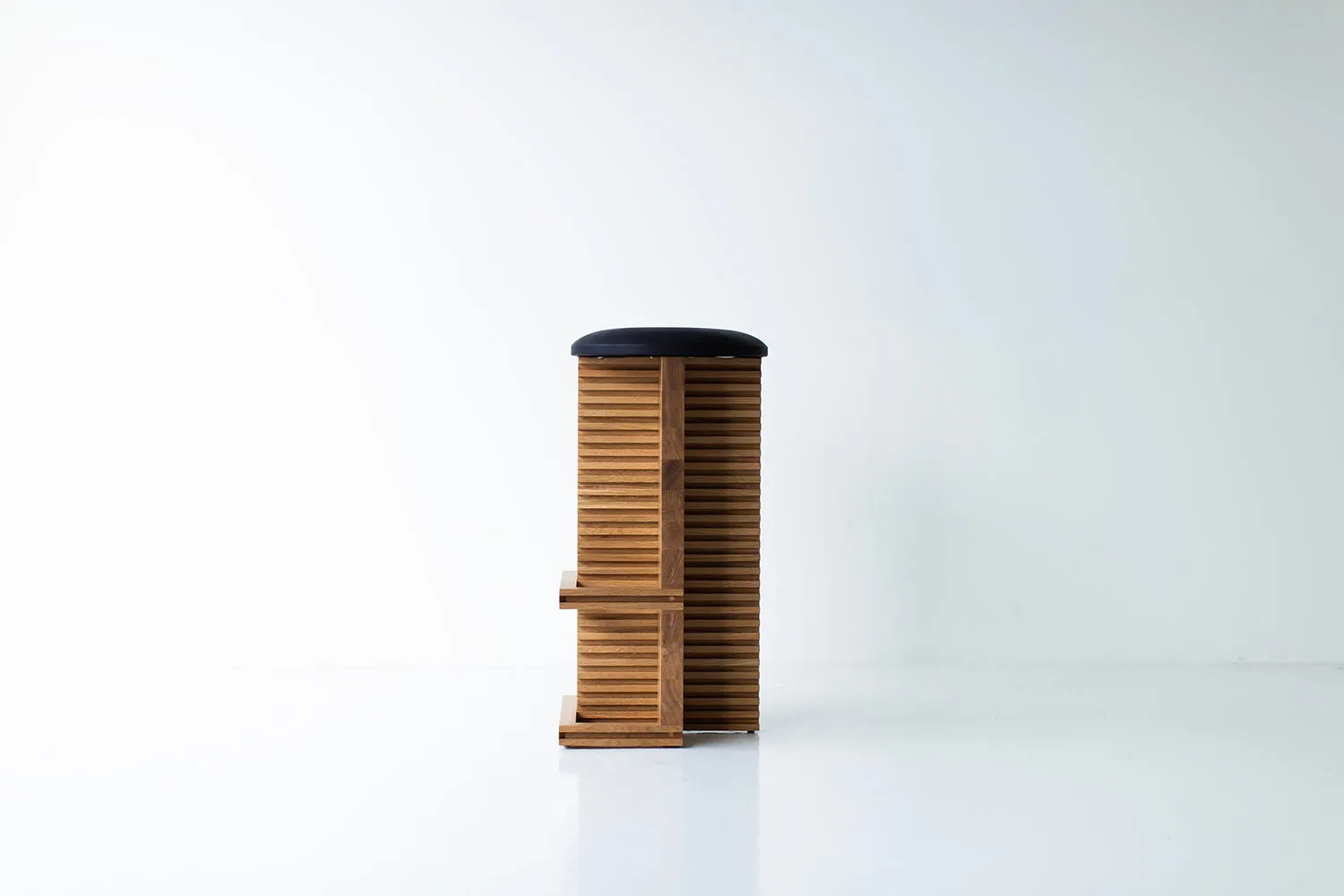 Modern White Oak Bar Stool - The Cicely - 2322
