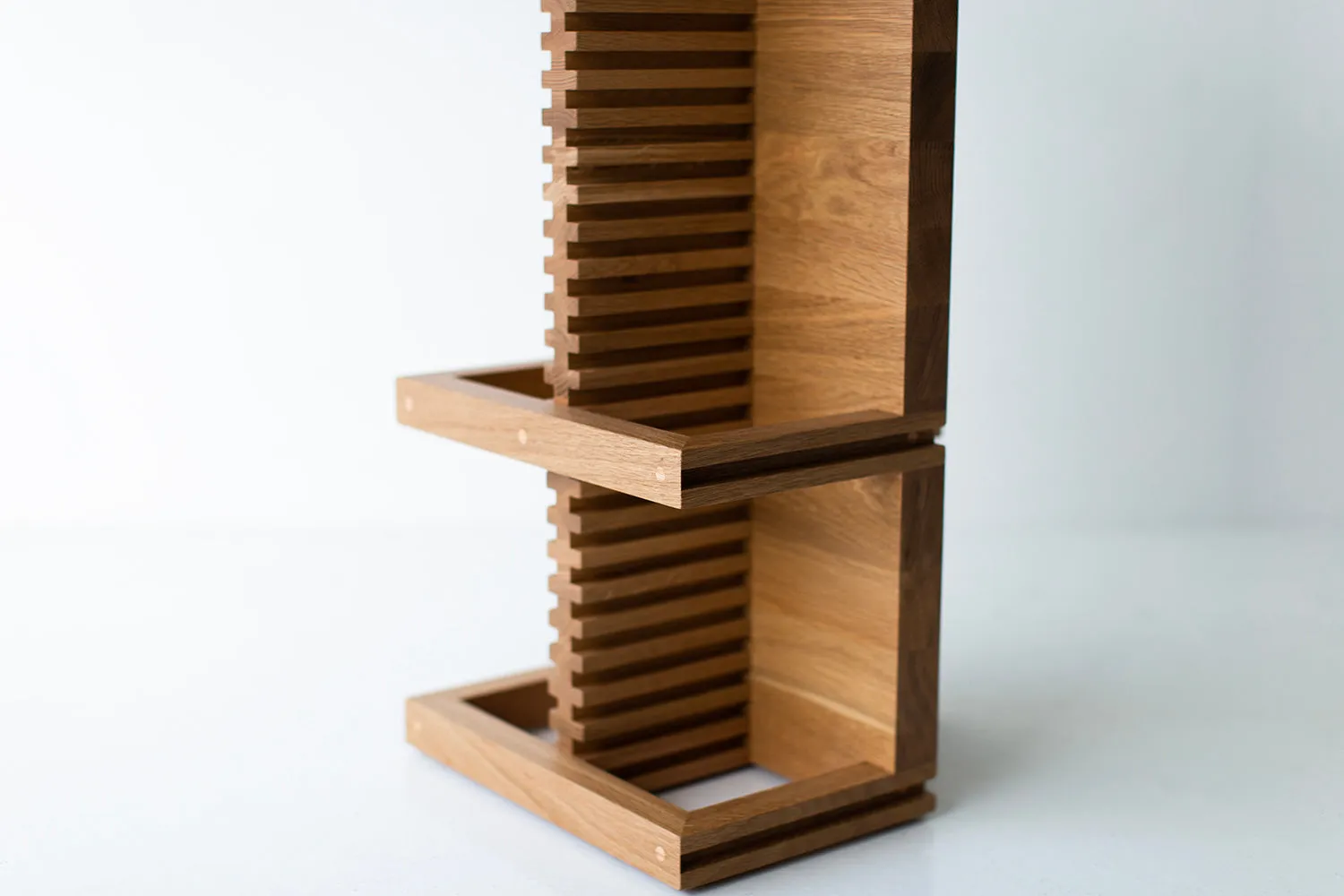 Modern White Oak Bar Stool - The Cicely - 2322